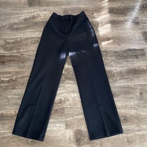 Aritzia Babaton agency wool trouser pants black size 00 short